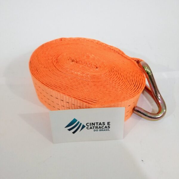 CINTA 9M - 50MM - 3TON LARANJA GANCHO J
