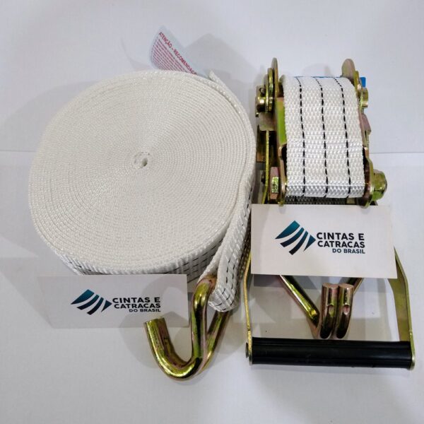 CONJUNTO 9M - 50MM - 3TON BRANCO J COM CATRACA IMPORTADA
