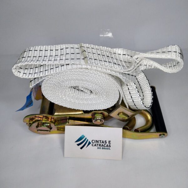 CONJUNTO GUINCHO 3M - 50MM - 3TON C/ ALÇA CATRACA IMPORTADA